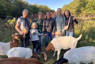 Goat Trekking in Galena